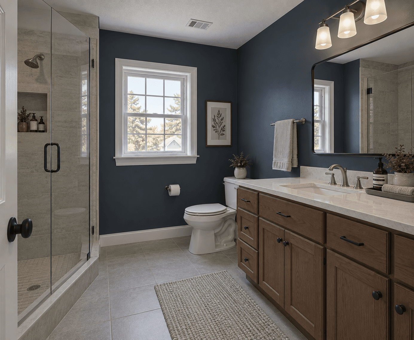 Professionally photographed bathroom interior